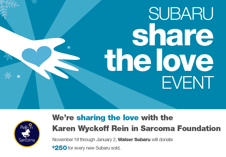 Share The Love Walser Subaru Subaru S Share The Love Event Returns To Walser For Its Eighth Year From November 19 January 2 Will Donate 250 Local Every New